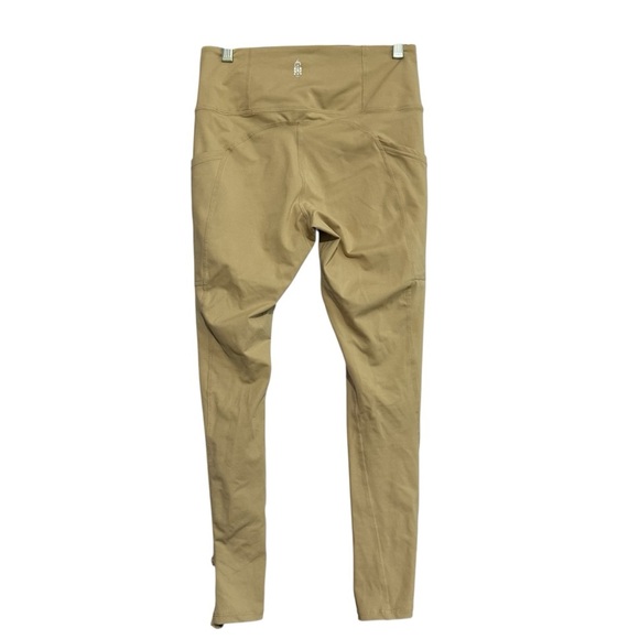 Free People Movement Khaki Colored Women’s Leggings Size Small - Picture 2 of 9